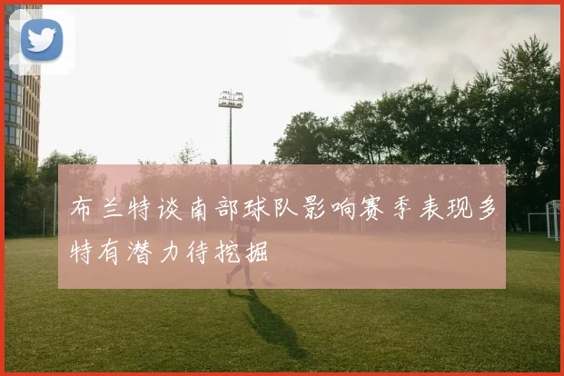 布兰特谈南部球队影响赛季表现多特有潜力待挖掘